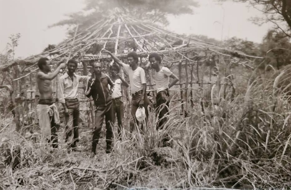 Hat building in Gambella